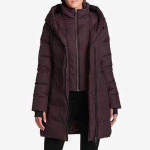 DKNY double zip coat
